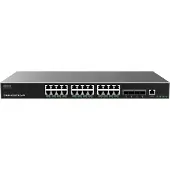 Grandstream Networks GWN7813 Layer-3 Managed Switch 24-poorts (24 Havens), Netwerkschakelaar, Grijs