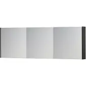 Ink SPK1 Spiegelkast 3 Deuren - 180x60cm - Mat Antraciet - Spiegels, Spiegelkasten - 8718835102425