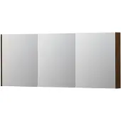Ink SPK2 Spiegelkast 3 Deuren - 180x74cm - Koper Eiken - Spiegels, Spiegelkasten - 8718835093532