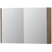 Ink SPK1 Spiegelkast 2 Deuren - 90x60cm - Zuiver Eiken - Spiegels, Spiegelkasten - 8718835101077