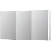 Ink SPK2 Spiegelkast 3 Deuren - 140x74cm - Hoogglans Wit - Spiegels, Spiegelkasten - 8718835092863