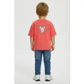 Cars Little T-shirt met backprint rood Jongens Viscose Ronde hals Backprint - maat 92
