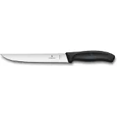 Victorinox Vleesmes 18cm 'Swiss Classic Zwart'