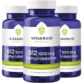 Vitakruid B12 1000 mcg methylcobalamine (90 smelttabletten)