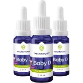 Vitakruid 3x Vitamine D baby druppels (10 ml)