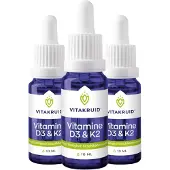 Vitakruid 2x Vitamine D3 & K2 druppels (10 ml)