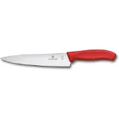 Victorinox Swiss Classic trancheermes - 19cm - RVS/fibrox - rood