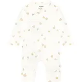 Noppies Rompertje/body cappuccino / taupe / basaltgrijs / wolwit
