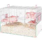 Zolux Knaagdierkooi Panas Roze 59X40X39 Cm