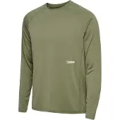 Hummel Functioneel shirt 'PULSE WORKOUT' olijfgroen