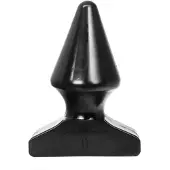 All Black - Kegelvormige buttplug voor zacht rekken 1 St