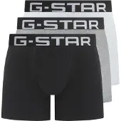 G-Star Boxershorts 'Oak' lichtgrijs / grijs gemêleerd / zwart / wit