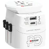 Skross 1.302474 Reisstekker Pro Light USB AC45PD World