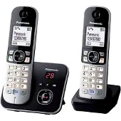 Panasonic KX-TG6822FRB Draadloze Telefoon in Zwart en Grijs