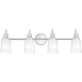 QUOIZEL LED Badkamerarmatuur Swell | 3W 3000K 300Lm 830 | IP44 | Dimbaar | Polished Chrome