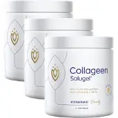 Vitakruid 3x Collageen Solugel Poeder Tropical (250 gram)