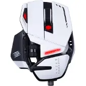 Mad Catz Aanpasbare bedrade gaming muis RAT 6+ Wit - 11 knoppen - LED RGB - 12000 DPI - Pixart PMW3360