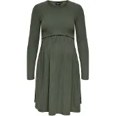 ONLY Maternity Jurk 'OLMMALAYA' groen