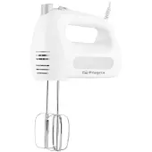 Orbegozo BA 3250, Handmixer, Wit, Voor het hakken, kneden en mengen, Bedieningsknopjes, Kunststof, Roestvrij staal