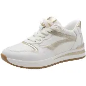 Tamaris Comfort Essentials Dames Sneakers - WIT/GOUD
