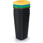 Prosperplast Compacta Q 29x26x69 Cm Recyclebak 4 Eenheden
