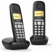 Gigaset A220 Duo v2 - Duo DECT telefoon - Simpel in gebruik - Makkelijke bediening door het menu - Duidelijk leesbaar scherm - Zwart