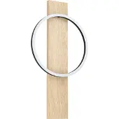Eglo Boyal Wandlamp - LED - 56 cm - Zwart/Bruin