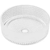 Mexen Lira glazen opbouw waskom 37 x 37 cm, transparant - 24053700