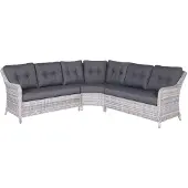 Garden Impressions Milwaukee lounge-dining hoek set cloudy grey L237 x B237 x H85 cm