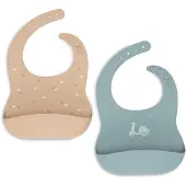 Jollein Baby Slab Siliconen - On The Go - 2-pack