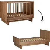 Quax Meegroei Babybedje Kyo 70x120 Walnut