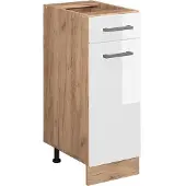 Vicco R-Line Keukenonderkast – 30 cm zonder werkblad Wit Hoogglans