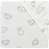 Jollein Hoeslaken Wieg - 40/50x80/90cm - Jersey - Miffy and Friends