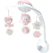 Infantino Projector Musical 3-in-1 Mobile Dusty Pink
