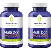 Vitakruid Multi Dag Man 50+ 100% Vegan 90