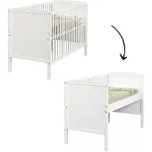 Colorfull Home Collection Meegroei Ledikant/Co-sleeper Lya2 Beuken White 60x120