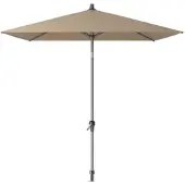 Platinum Riva parasol 250x200 cm taupe met kniksysteem