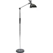 Beliani ANDROMEDA - Staande lamp - Zilver - Synthetisch materiaal