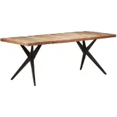 Syfax Eettafel 200x90x76 cm massief gerecycled hout