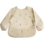 Mushie - Long Sleeve Bib - Dinos - 6-24 months