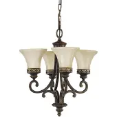 FEISS Hanglamp DRAWING, dimbaar, bruin / roest, Woon-/ Eetkamer, metaal, Antiek, hanglamp
