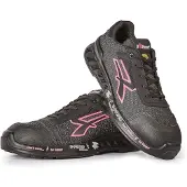 U Power Damessafety schoen MICHELLE, maat 37, model W. 11, zwart/roze, nylon