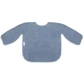 Funnies Slabbetje Met Mouw Uni Grey/Blue