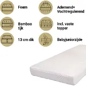 Best Sleep Matras Peuterbed 70x140 Breath Ease Luxe