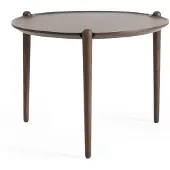 Design House Stockholm Aria Salontafel Ø60 Hoog Donker - Salontafels Eiken Dark Oak - 2714-7800