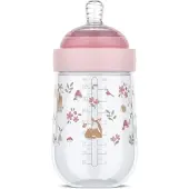 My fairy Garden Mio Babyfles Little Dutch - 240 ml - Anti-koliek - Spiraalontwerp voorkomt verstopping - Siliconen van medische kwaliteit - Fairy Garden