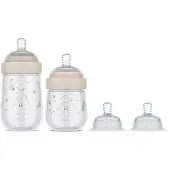 Mepal Mio Starterset babyflessen 3-delig Little Dutch - Anti-koliek - Spiraalontwerp voorkomt verstopping - Siliconen van medische kwaliteit - Little Goose