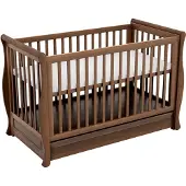 Novi Babybedje Novi Gala 60x120 Walnut incl. Lade