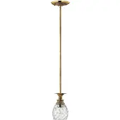 HINKLEY LED Hanglamp Plantation | 1X E27 Max 60W | Dimbaar | Burnished Brass