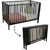 Colorfull Home Collection Babybedje Colorfull Home Skladane Inklapbaar 60x120 Beuken/Black